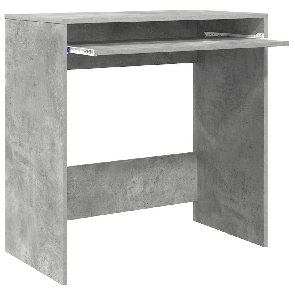 Skrivebord med skuff Betonggrå 77,5 x 43 x 79 cm Konstruert tre