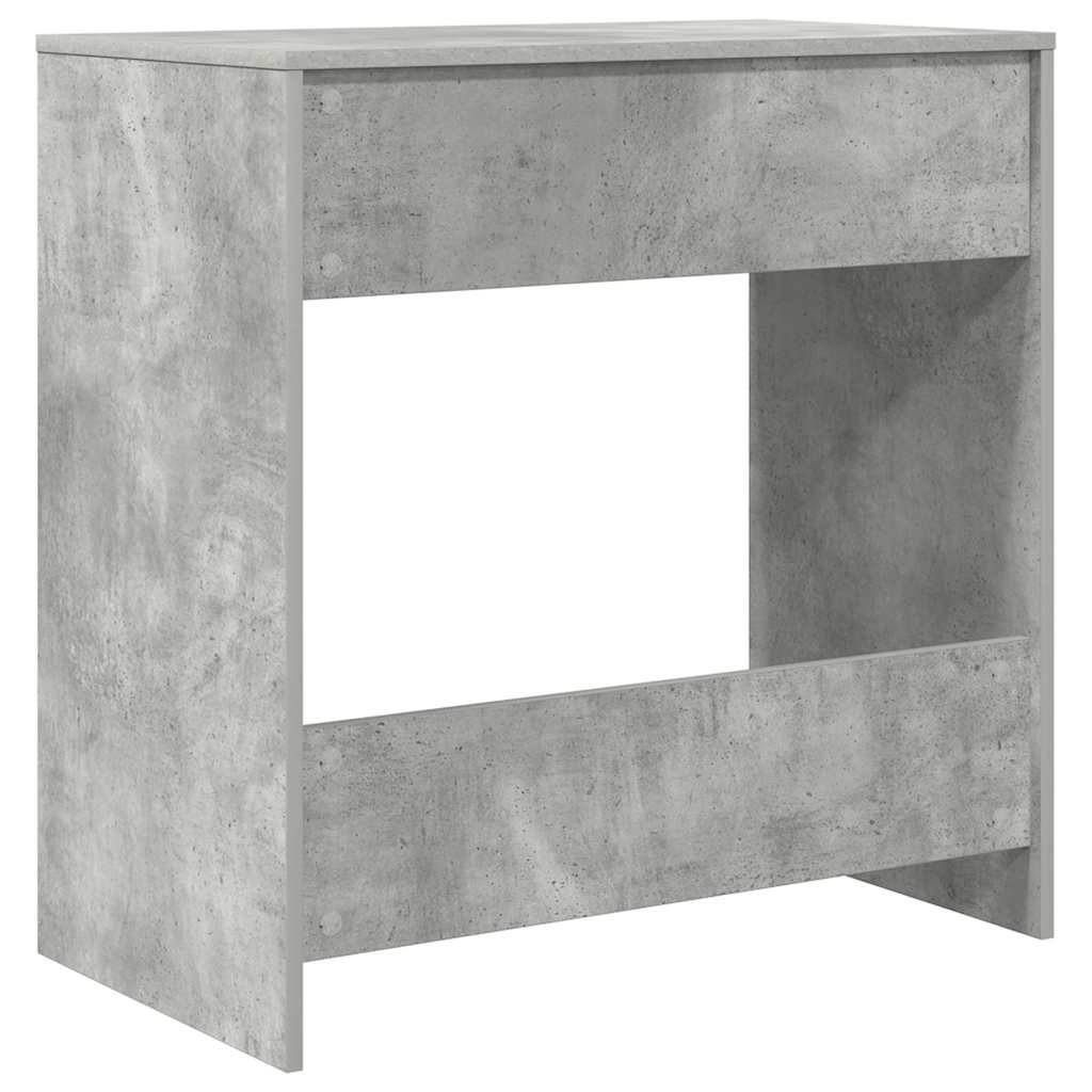 Skrivebord med skuff Betonggrå 77,5 x 43 x 79 cm Konstruert tre