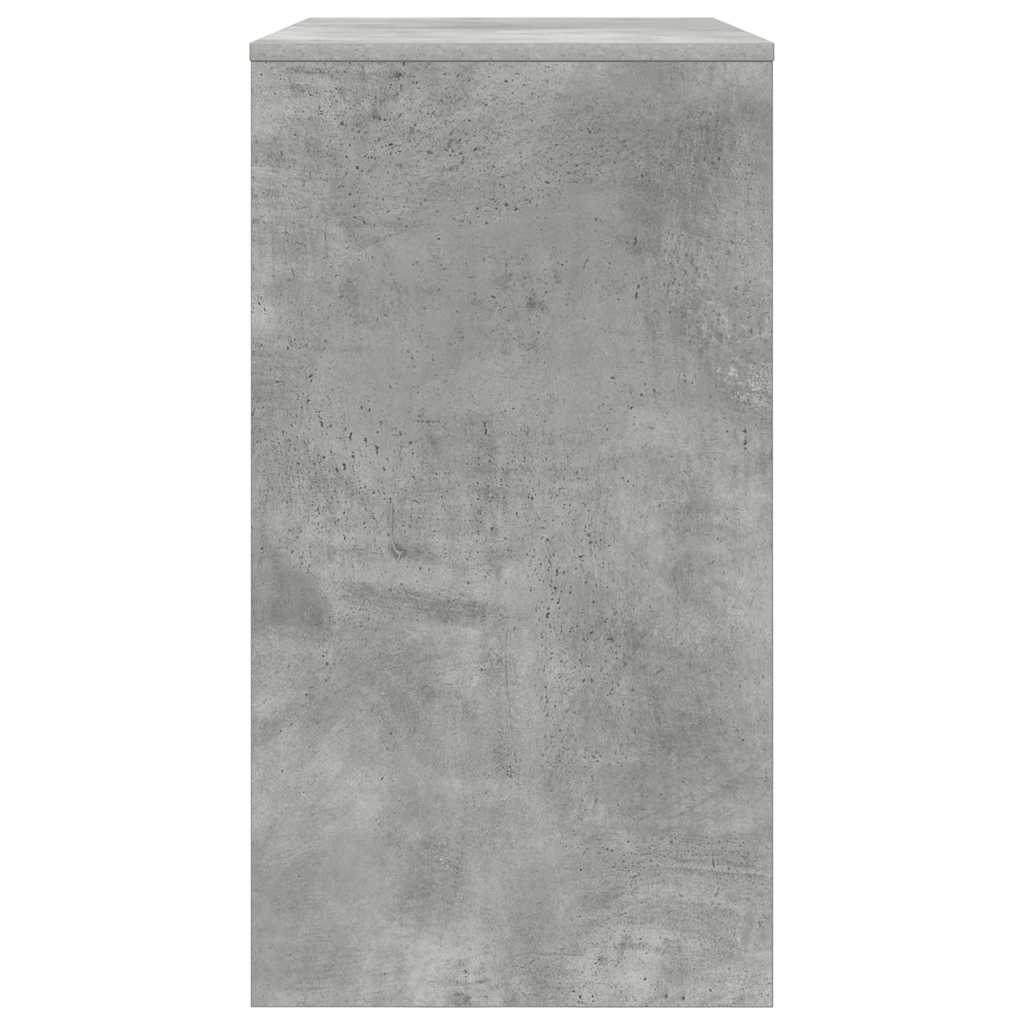 Skrivebord med skuff Betonggrå 77,5 x 43 x 79 cm Konstruert tre
