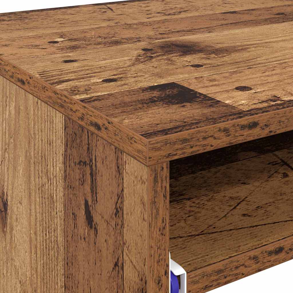 Skrivebord med skuff Gamle tre 77,5 x 43 x 79 cm Konstruert tre