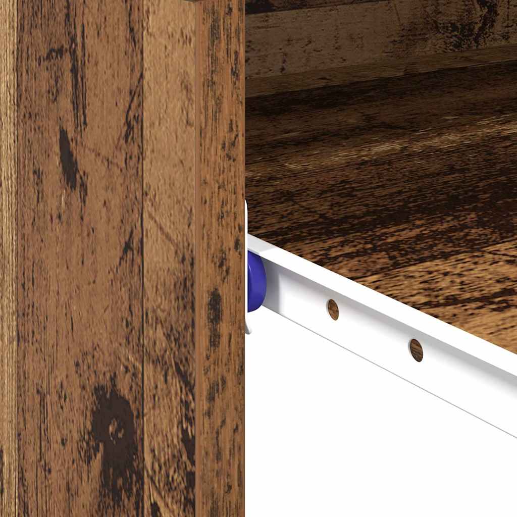 Skrivebord med skuff Gamle tre 77,5 x 43 x 79 cm Konstruert tre