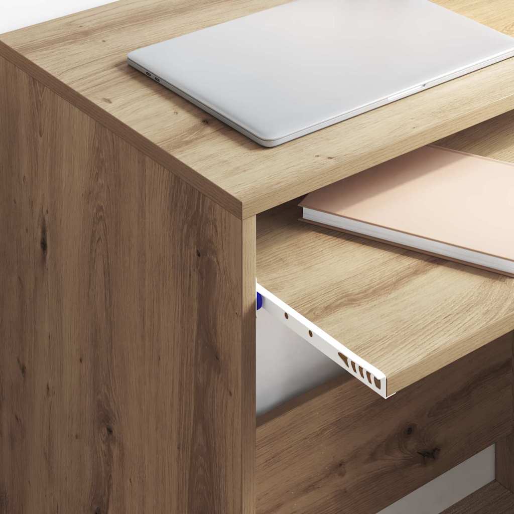 Skrivebord Artisan Eik Konstruert tre 77,5 x 43 x 79 cm