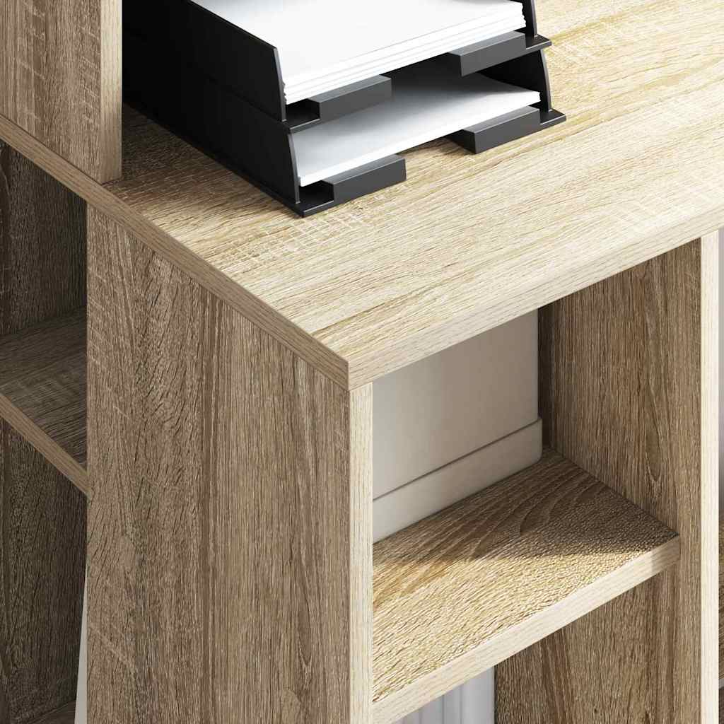 Skrivebord Sonoma eik 90 x 48 x 101,5 cm Konstruert tre