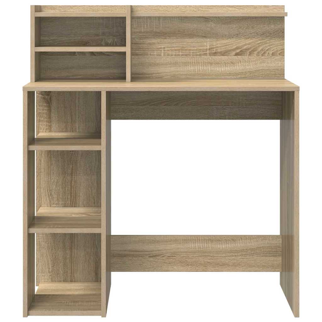 Skrivebord Sonoma eik 90 x 48 x 101,5 cm Konstruert tre