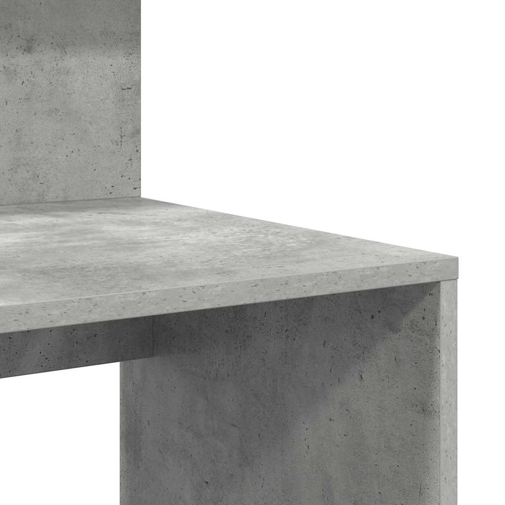 Skrivebord Betonggrå 90 x 48 x 101,5 cm Konstruert tre