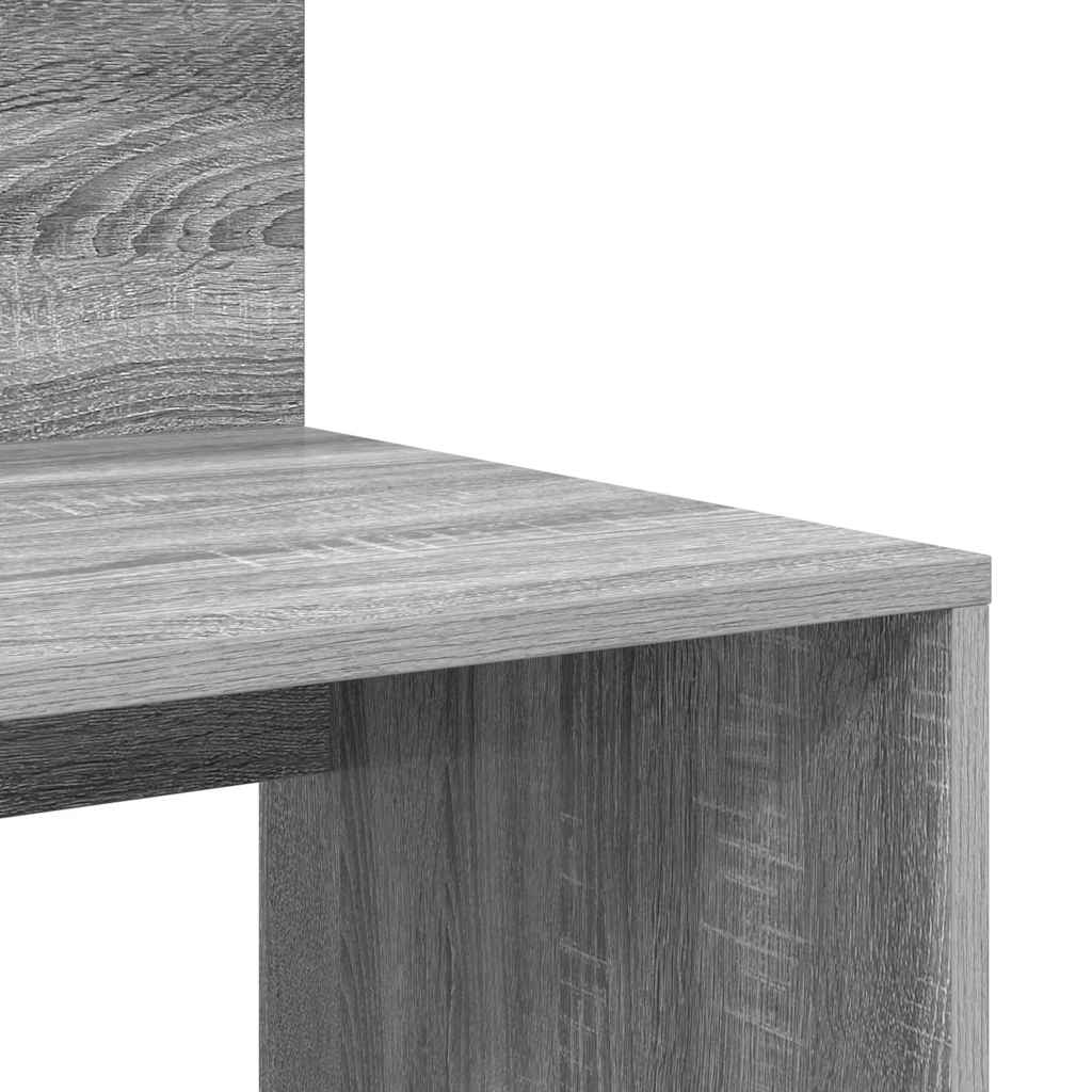Skrivebord Grå Sonoma 90 x 48 x 101,5 cm Konstruert tre