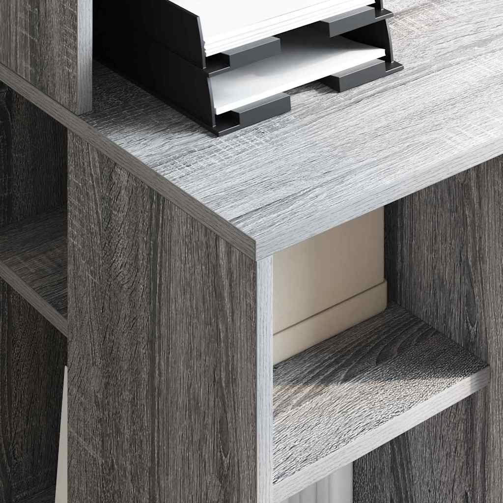 Skrivebord Grå Sonoma 90 x 48 x 101,5 cm Konstruert tre
