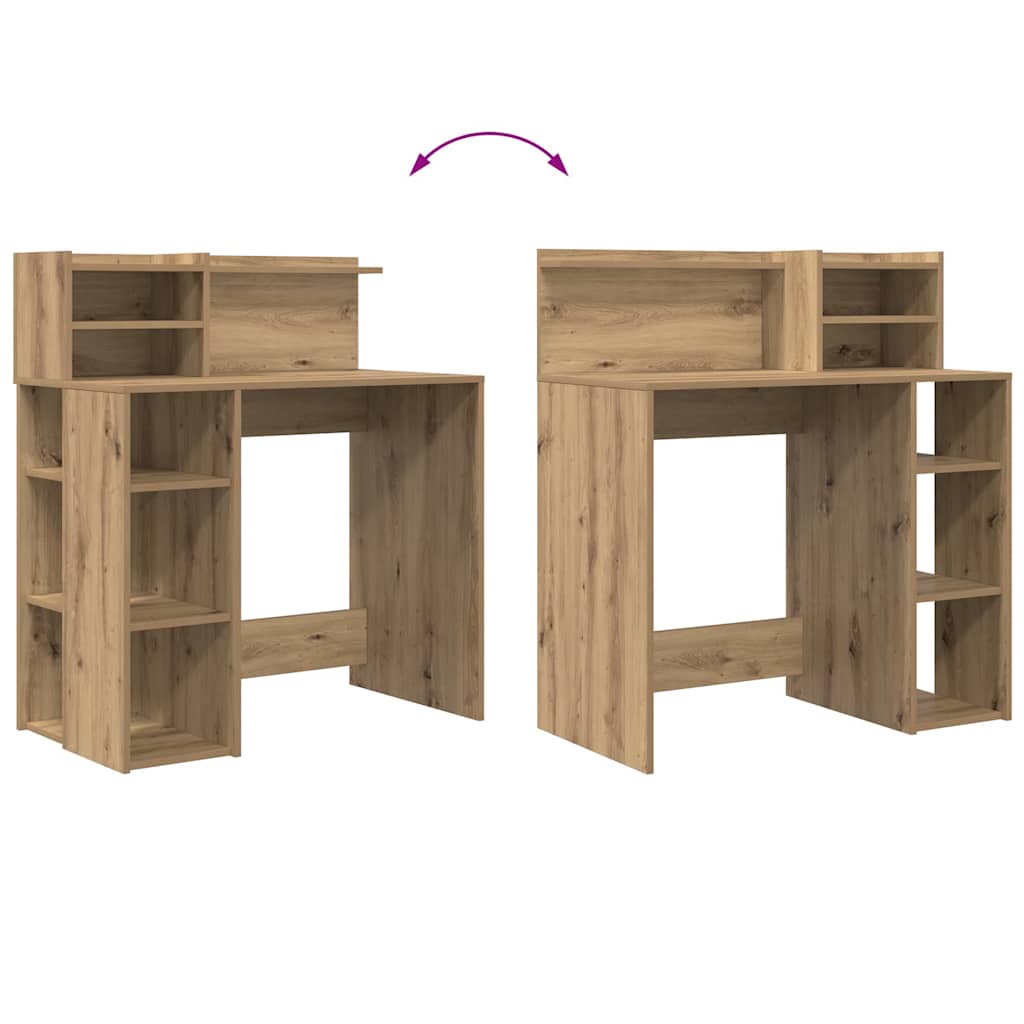 Skrivebord Artisan Eik Konstruert tre 90 x 48 x 101,5 cm
