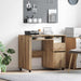 Skrivebord med hjul Artisan Eik Konstruert tre 91 x 50 x 77 cm