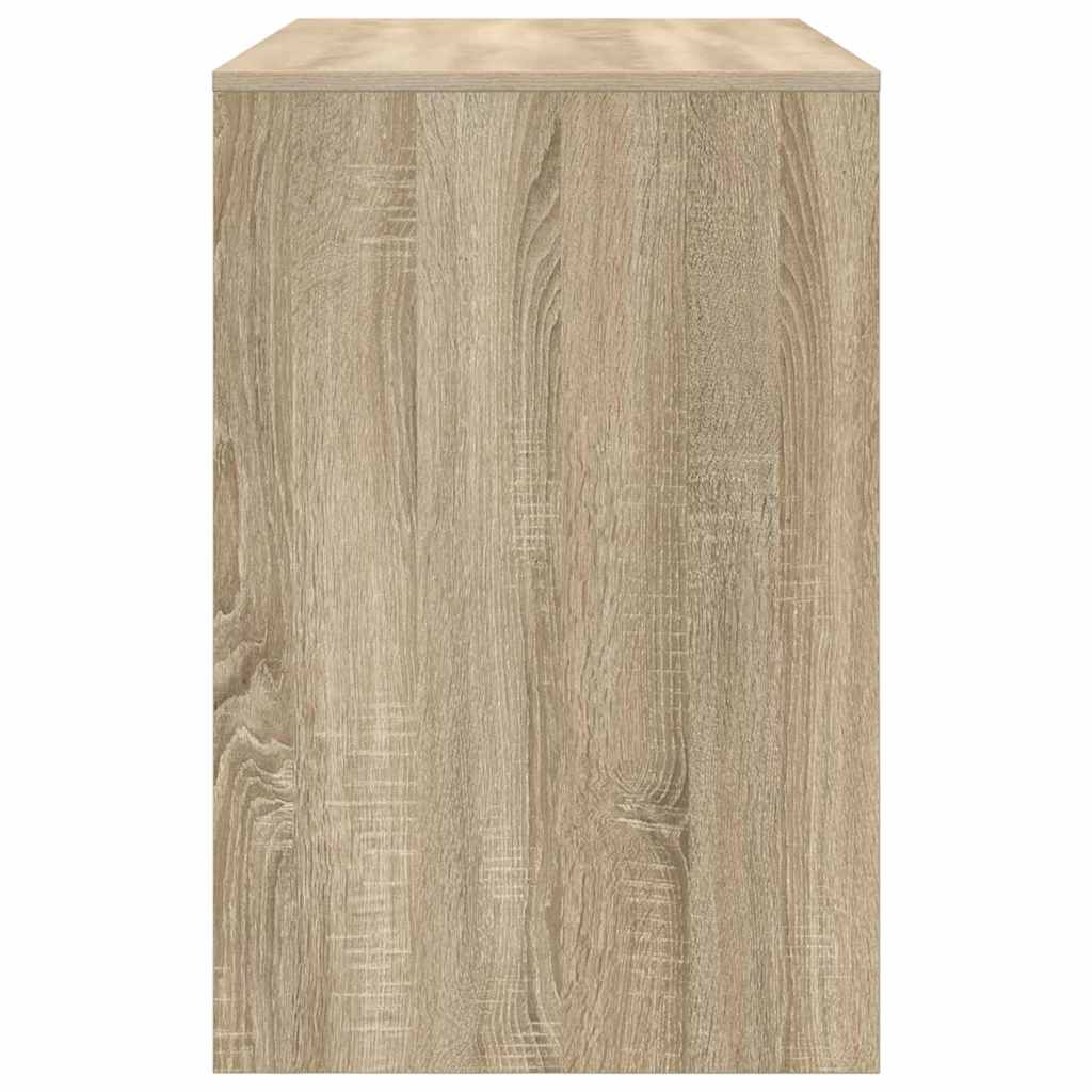 Skrivebord med hylle Sonoma eik 102 x 50 x 75 cm Konstruert tre