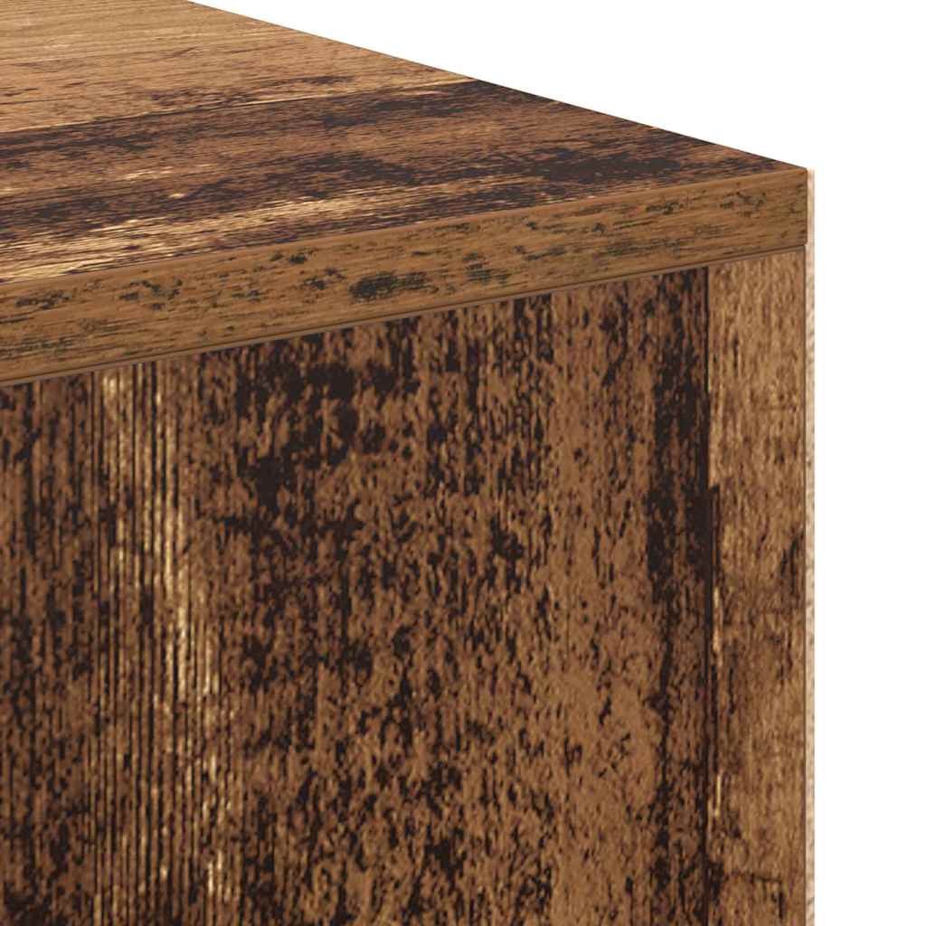 Skrivebord med hylle Gamle tre 102 x 50 x 75 cm Konstruert tre