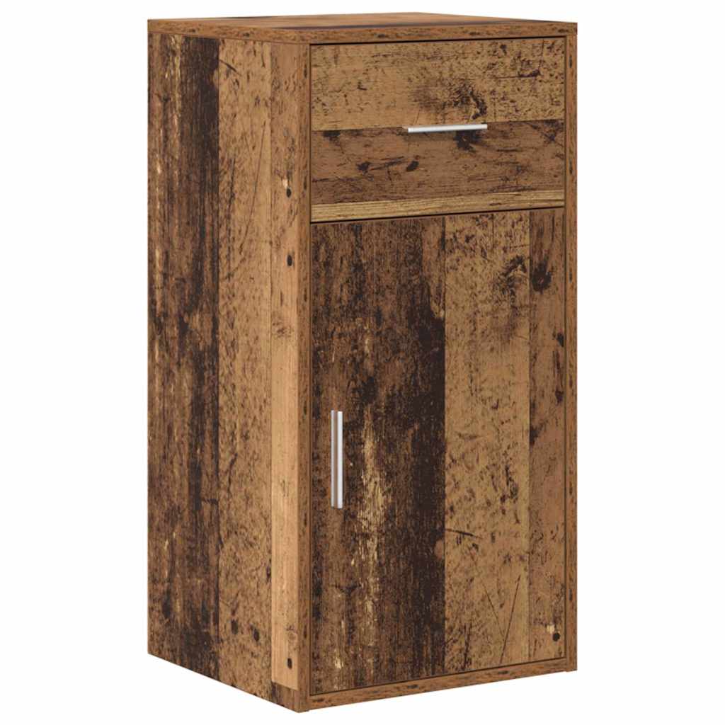 Serviesskap med skuff Gammelt tre 38 x 34 x 75 cm