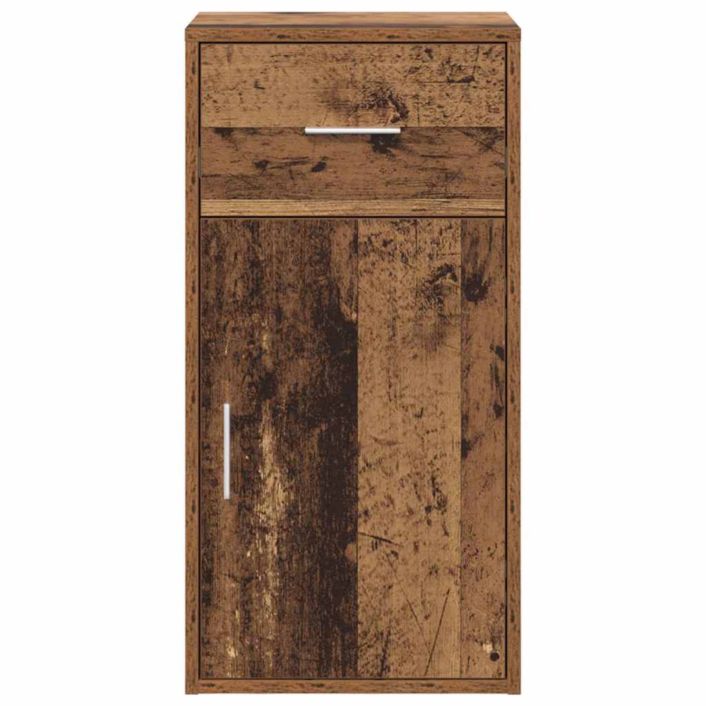Serviesskap med skuff Gammelt tre 38 x 34 x 75 cm