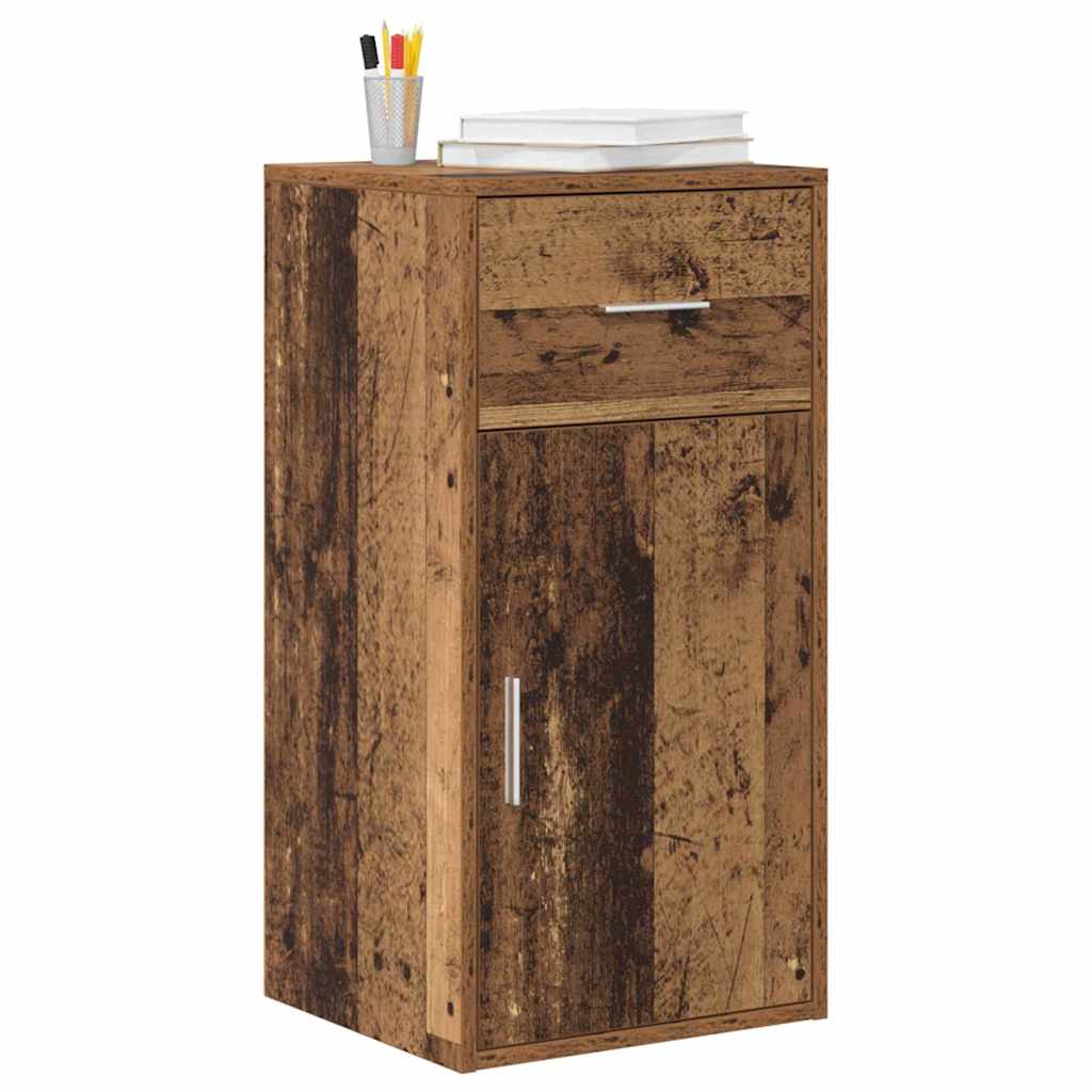 Serviesskap med skuff Gammelt tre 38 x 34 x 75 cm
