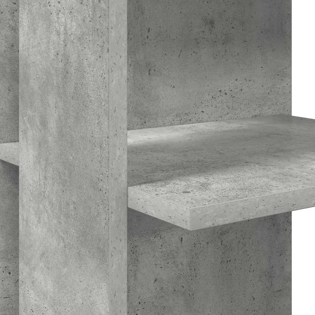 Hjørneskrivebord Betonggrå 140 x 113,5 x 75 cm Konstruert tre