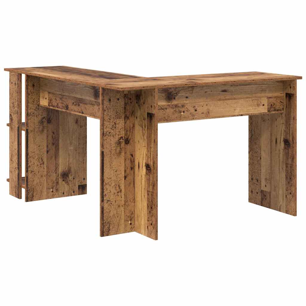 Hjørneskrivebord Gamle tre 140 x 113,5 x 75 cm Konstruert tre