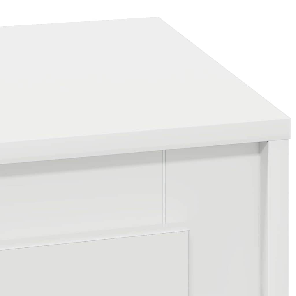 Nattbordskap 2 pcs Hvit 44 x 34,5 x 45 cm Konstruert tre