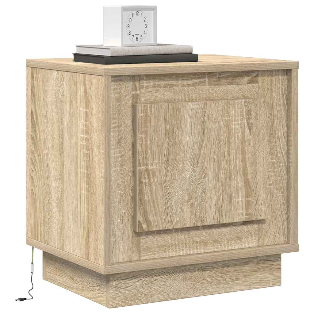 Nattbordskap Sonoma eik 44 x 34,5 x 45 cm Konstruert tre