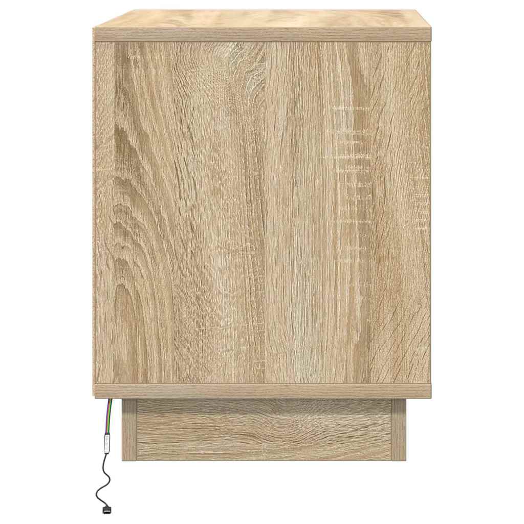 Nattbordskap Sonoma eik 44 x 34,5 x 45 cm Konstruert tre