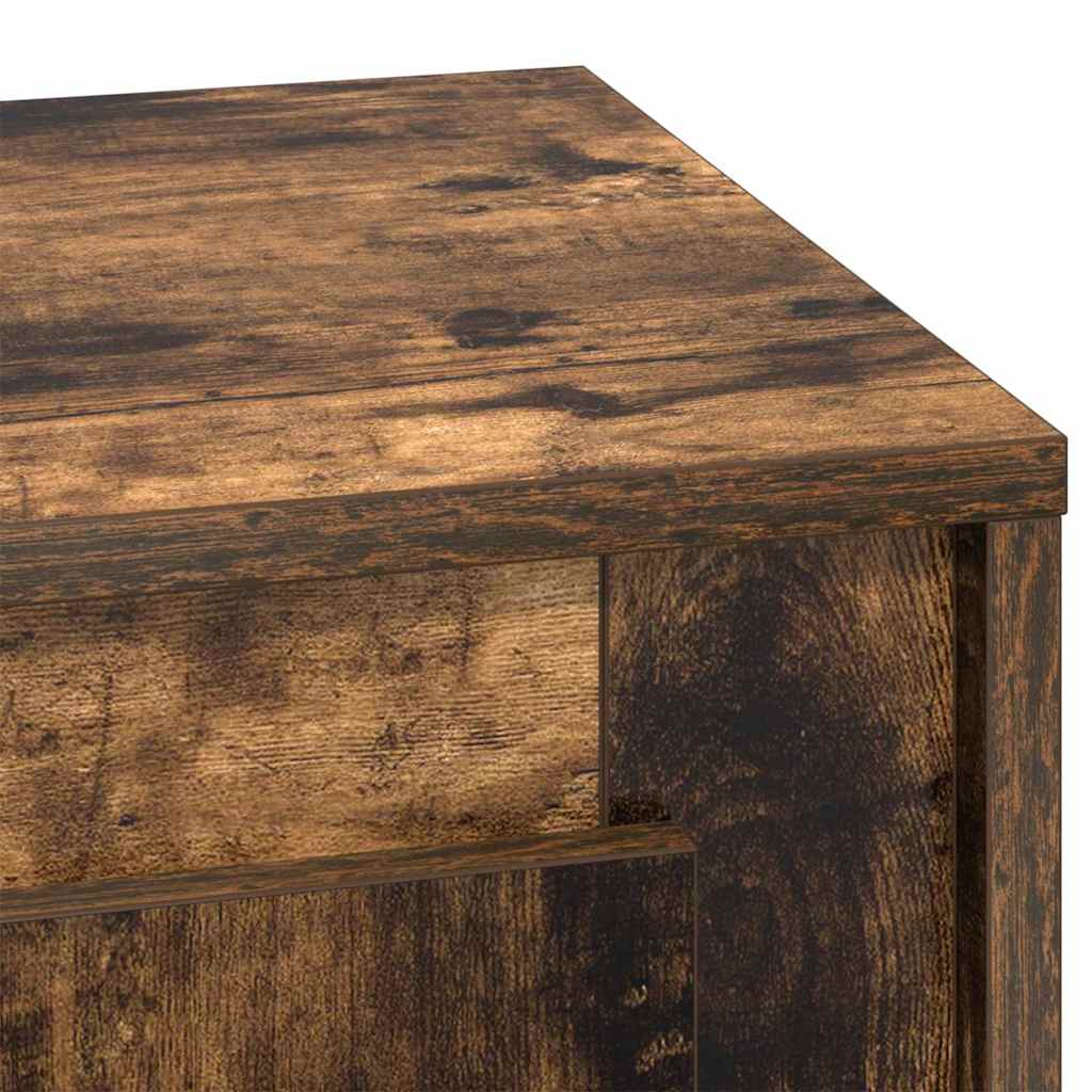Nattbordskap Røkt eik 44 x 34,5 x 45 cm Konstruert tre