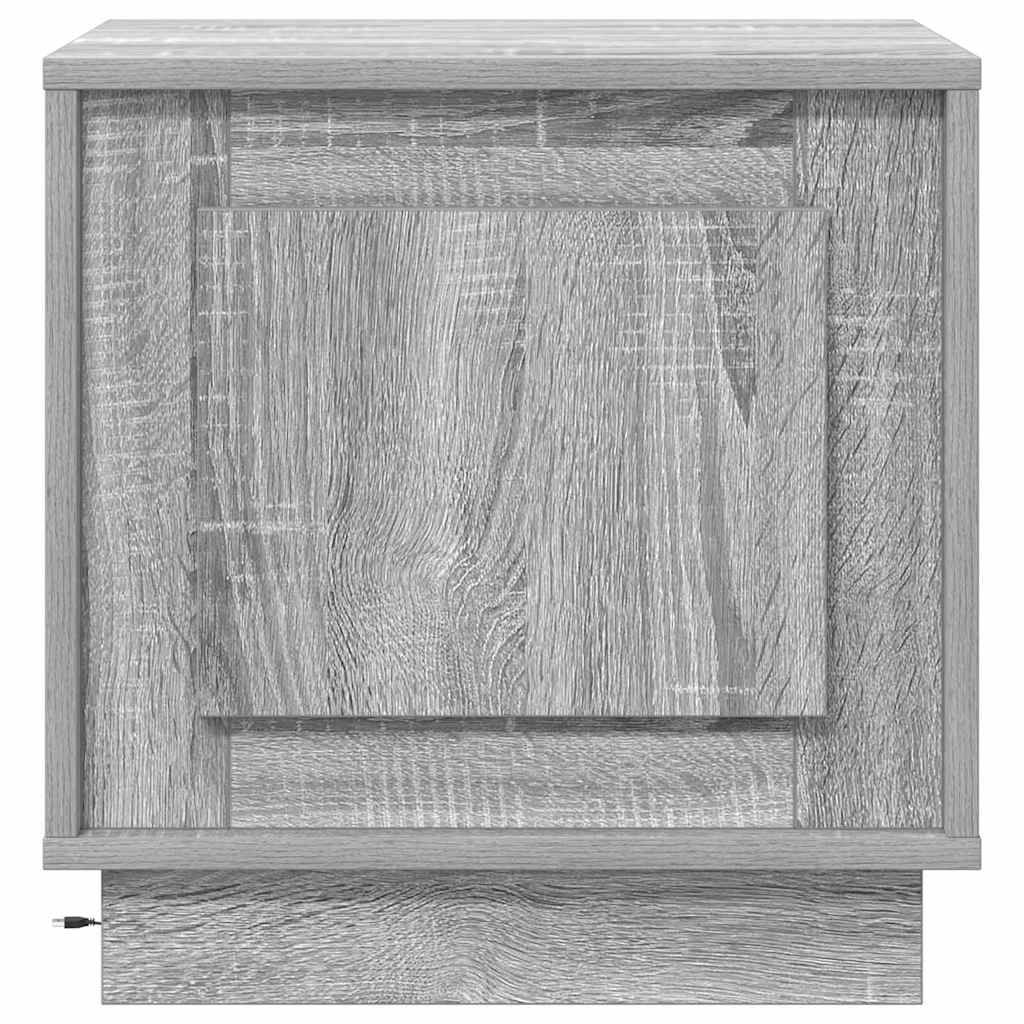 Nattbordskap Grå 44 x 34,5 x 45 cm Konstruert tre