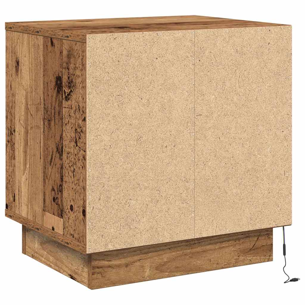 Nattbordskap Gammelt tre 44 x 34,5 x 45 cm Konstruert tre