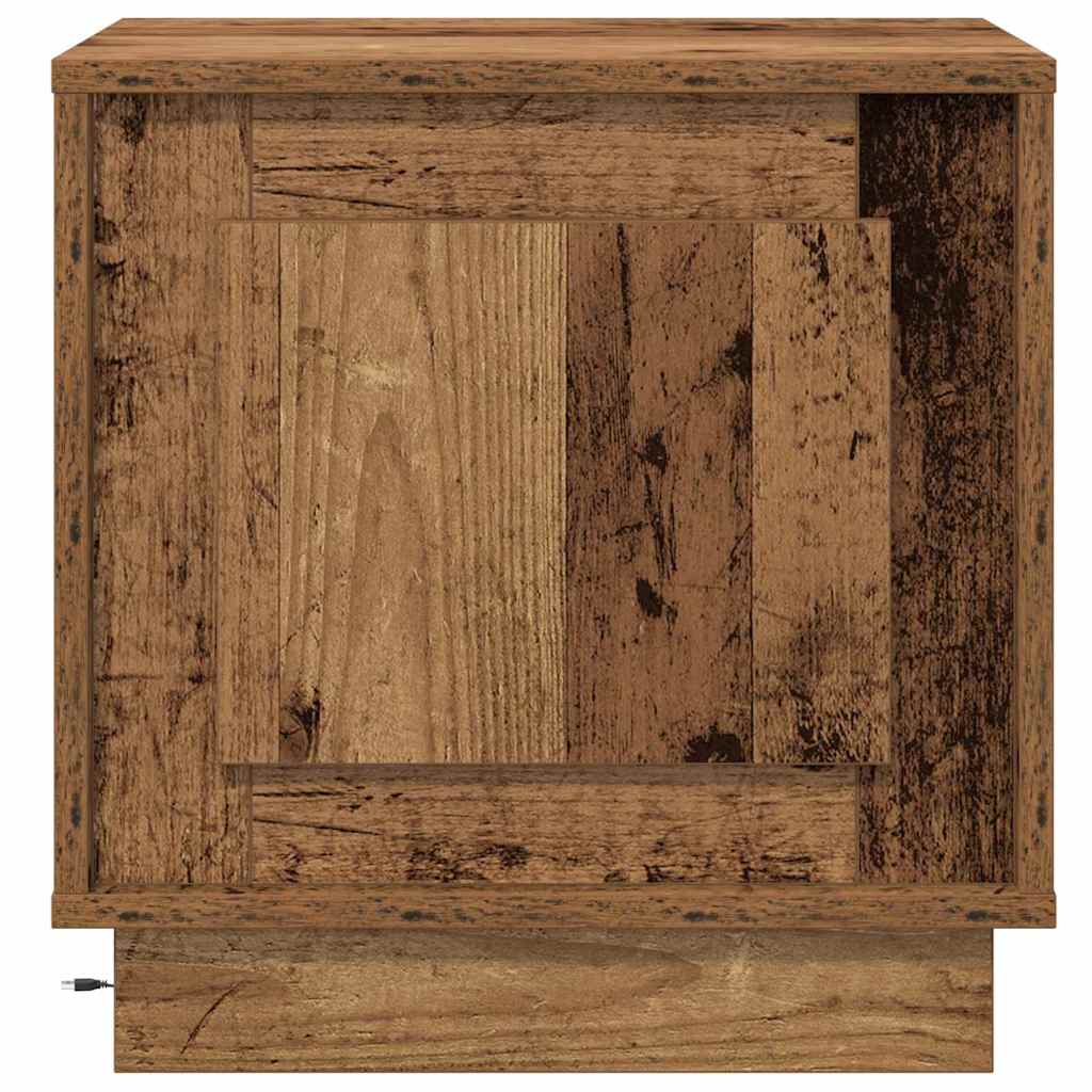 Nattbordskap Gammelt tre 44 x 34,5 x 45 cm Konstruert tre