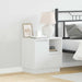 Nattbordskap 2 pcs Hvit 50 x 34,5 x 50 cm. Konstruert tre