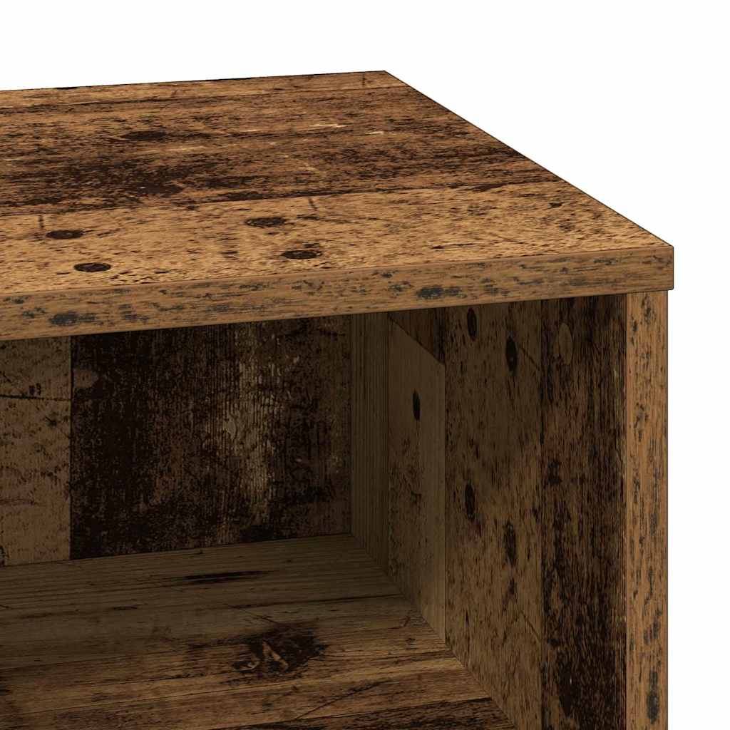 Nattbordskap med skuff 2 pcs Gammelt tre 50 x 34,5 x 50 cm.