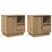 Nattbordskap med skuff 2 pcs Artisan Eik 50 x 34,5 x 50 cm.