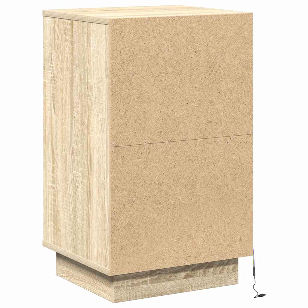 Nattbordskap Sonoma eik 39 x 34,5 x 65 cm Konstruert tre