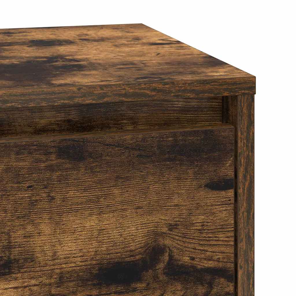 Nattbordskap Røkt eik 39 x 34,5 x 65 cm Konstruert tre
