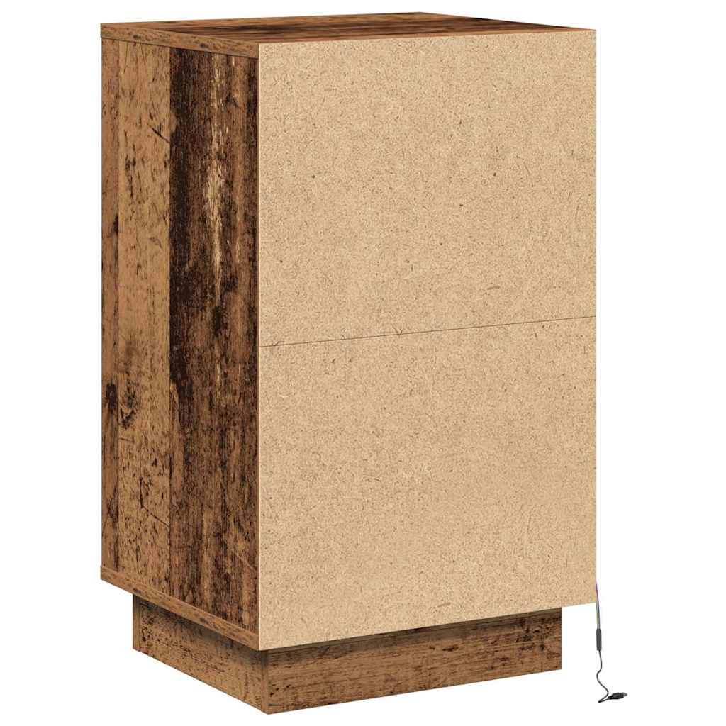 Nattbordskap Gammelt tre 39 x 34,5 x 65 cm Konstruert tre
