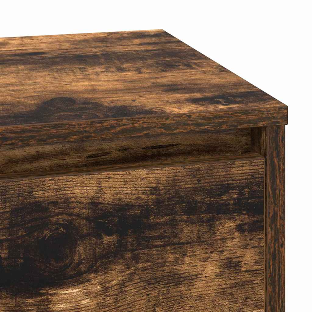 Nattbordskap Røkt eik 71 x 34,5 x 75 cm Konstruert tre