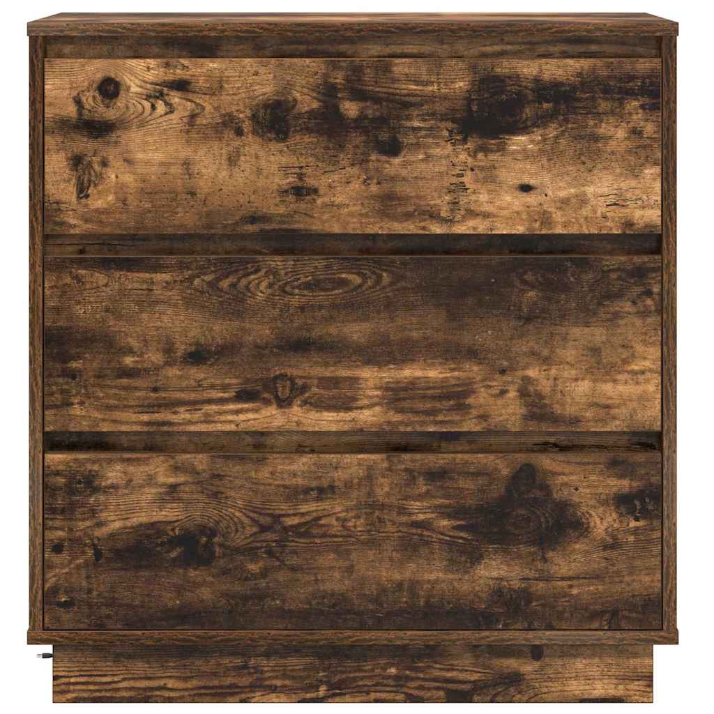Nattbordskap Røkt eik 71 x 34,5 x 75 cm Konstruert tre