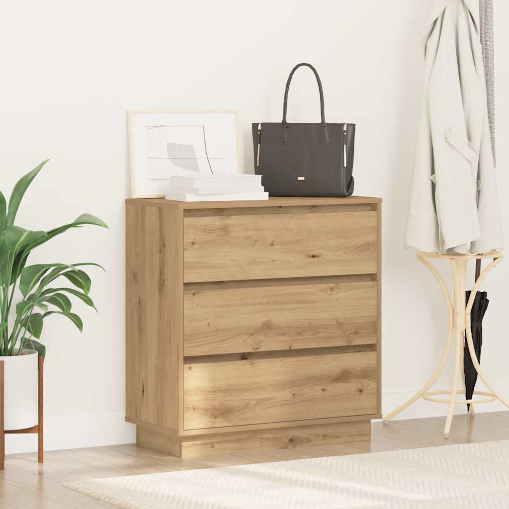 Nattbordskap Artisan Eik 71 x 34,5 x 75 cm Konstruert tre