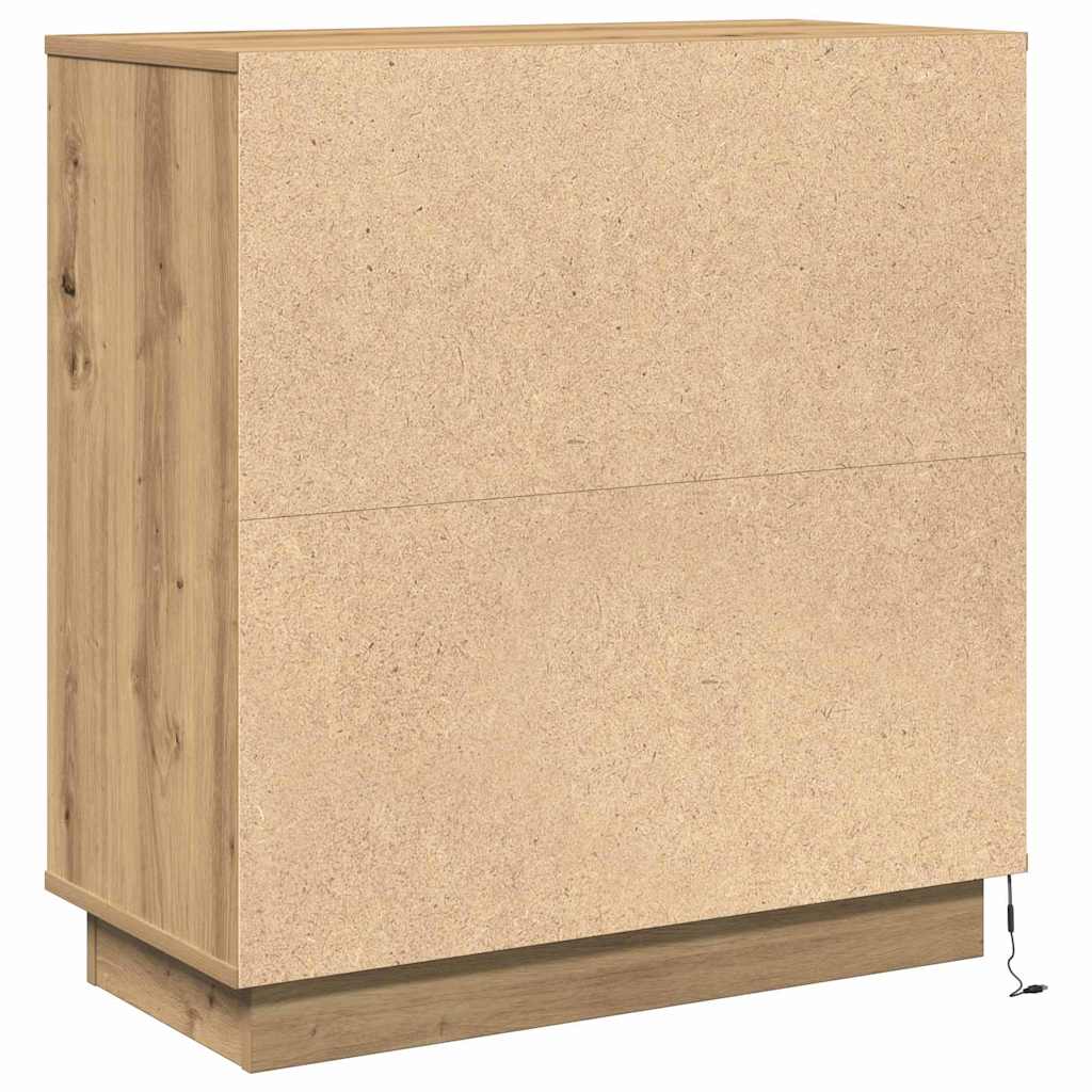 Nattbordskap Artisan Eik 71 x 34,5 x 75 cm Konstruert tre