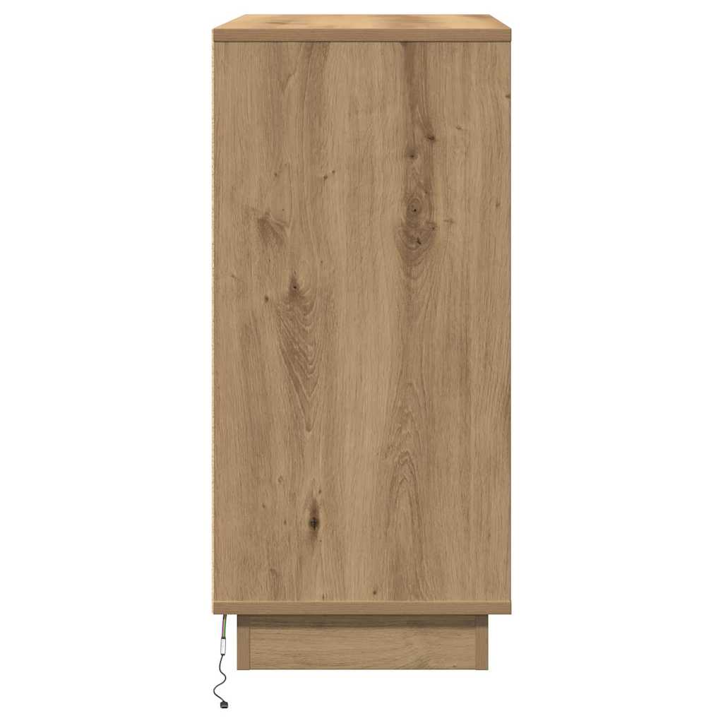 Nattbordskap Artisan Eik 71 x 34,5 x 75 cm Konstruert tre