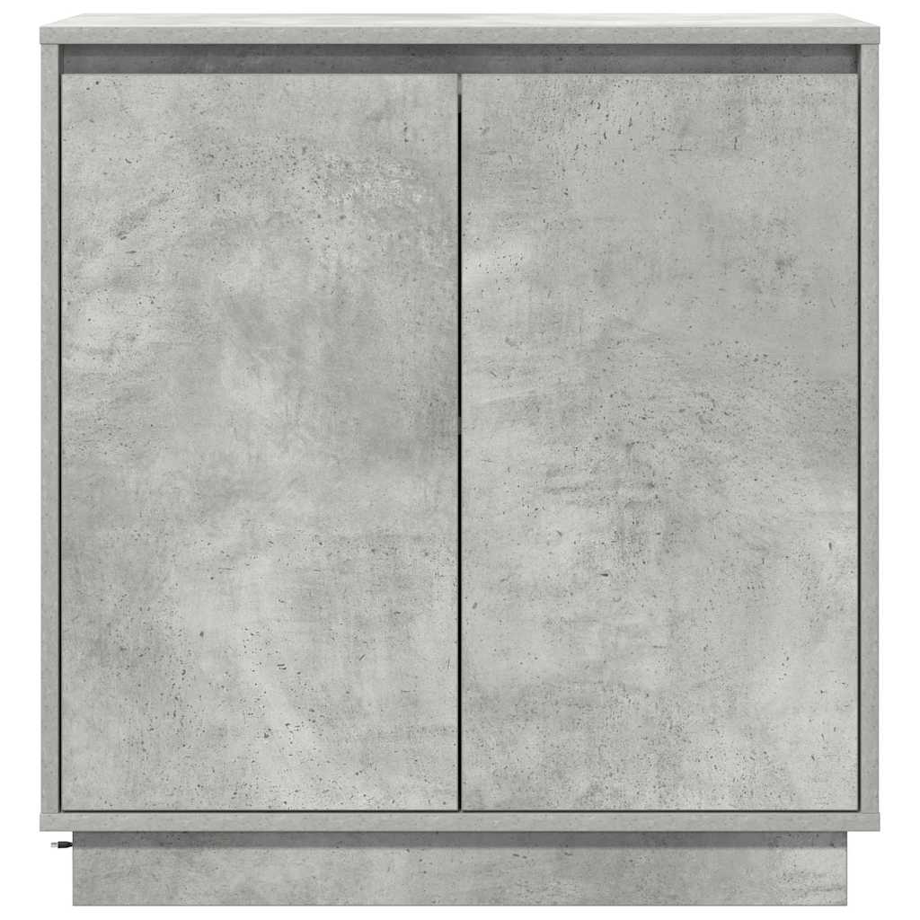 LED sideboard for Betonggrå 71 x 34,5 x 75 cm Konstruert tre