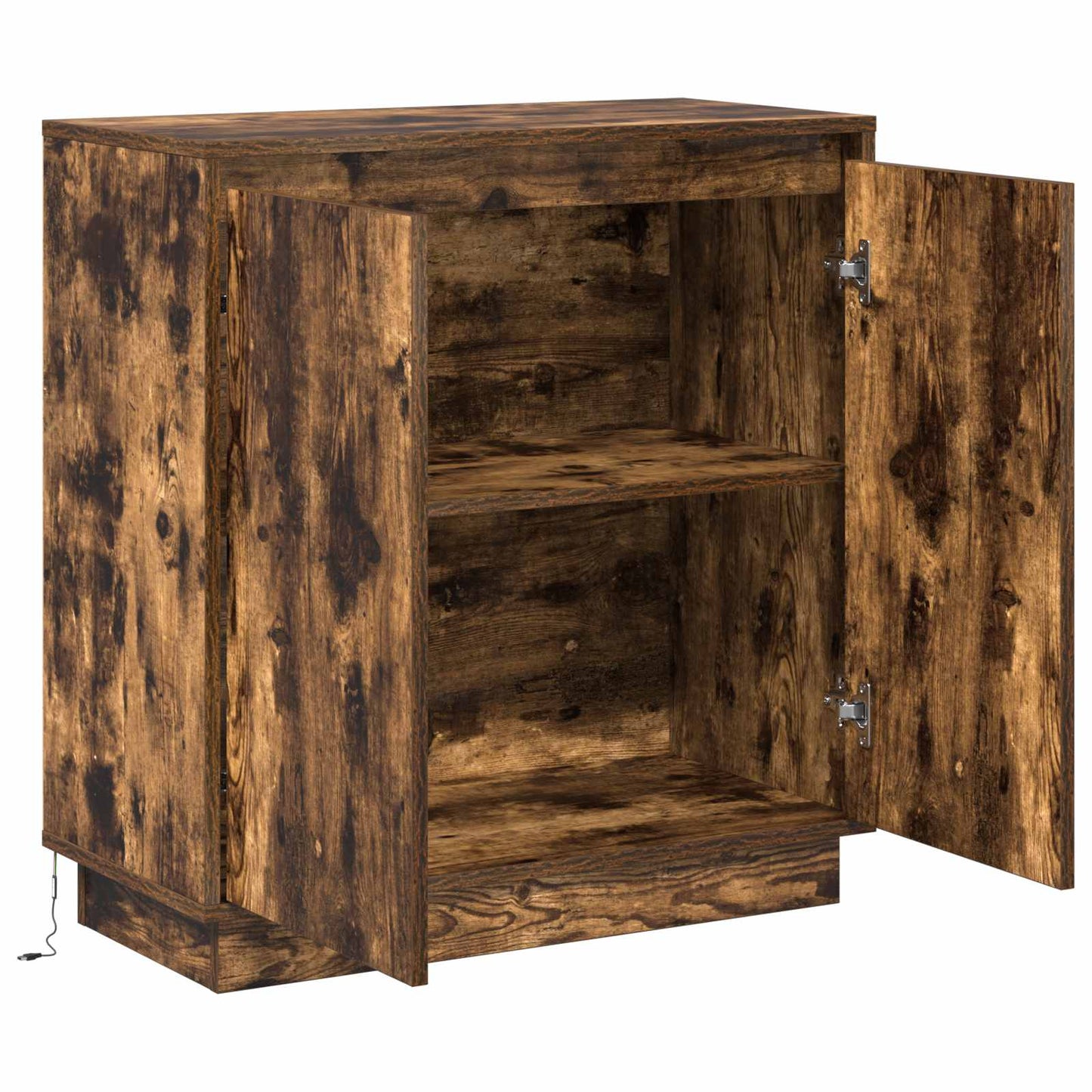 LED sideboard for Røkt Eik 71 x 34,5 x 75 cm Konstruert tre