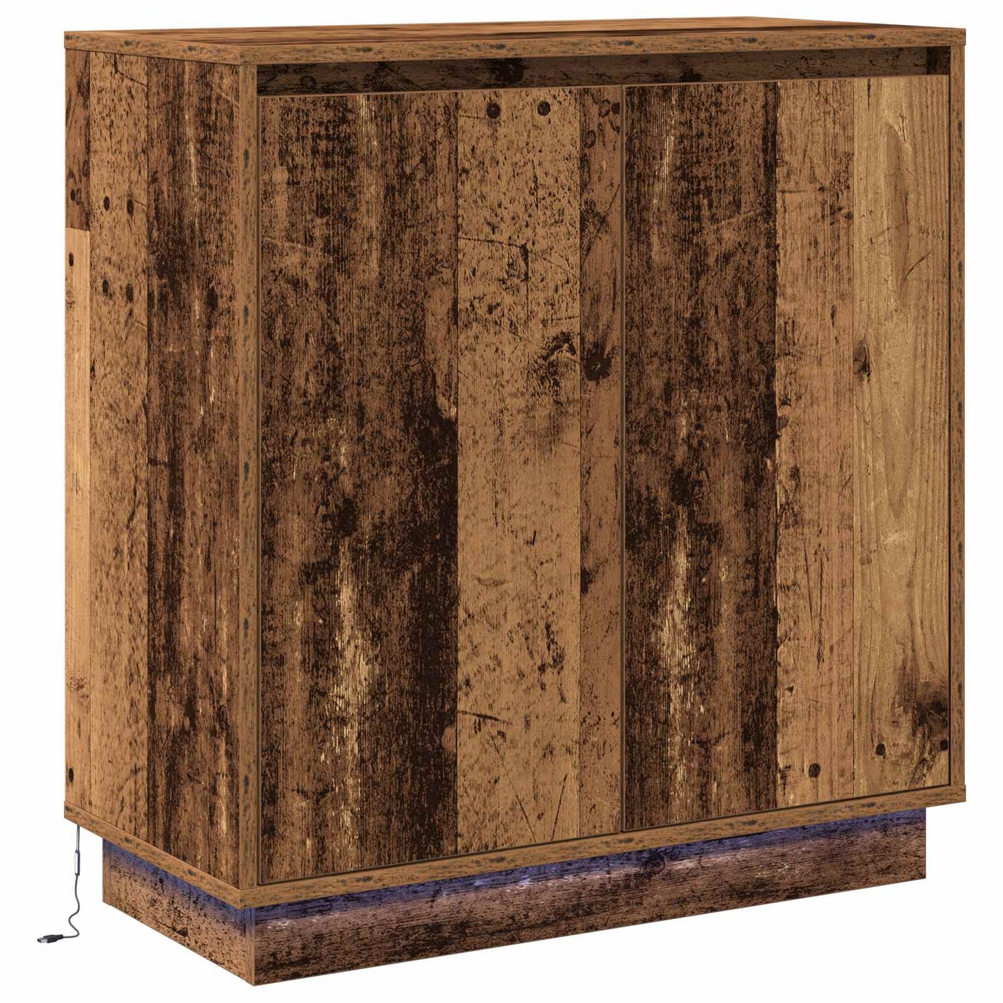 LED sideboard for Gammelt tre 71 x 34,5 x 75 cm Konstruert tre