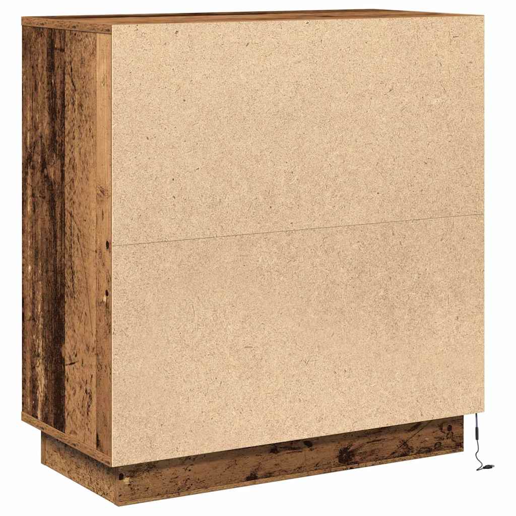 LED sideboard for Gammelt tre 71 x 34,5 x 75 cm Konstruert tre