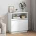 LED sideboard Hvit 71 x 34,5 x 75 cm Konstruert tre