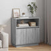 LED sideboard Grå Sonoma 71 x 34,5 x 75 cm Konstruert tre
