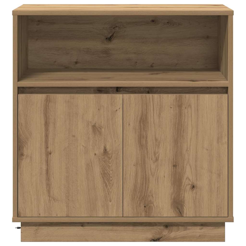 LED sideboard Artisan Eik 71 x 34,5 x 75 cm Konstruert tre