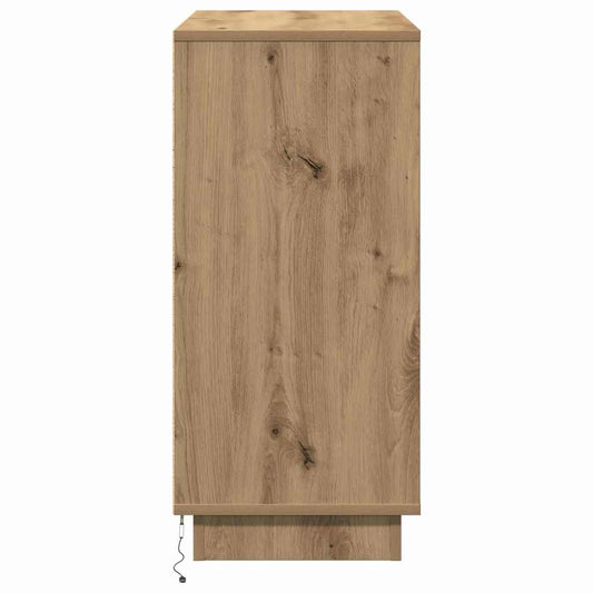 LED sideboard Artisan Eik 71 x 34,5 x 75 cm Konstruert tre