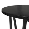 Sidebordssett 2 pcs Svart eik 50 x 50 x 50.5 cm