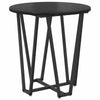 Sidebordssett 2 pcs Svart eik 50 x 50 x 50.5 cm