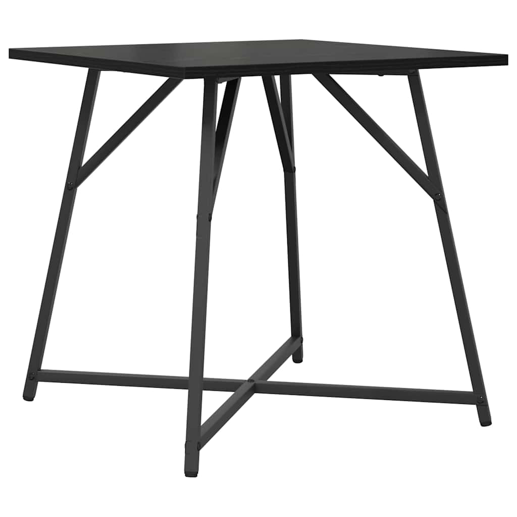 Sidebordssett 2 pcs Svart Eik