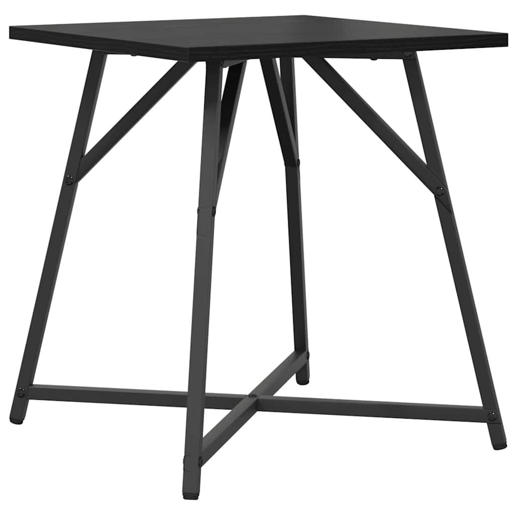 Sidebordssett 2 pcs Svart Eik